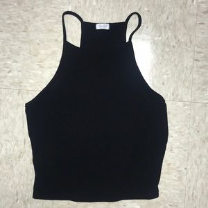 Black tank top